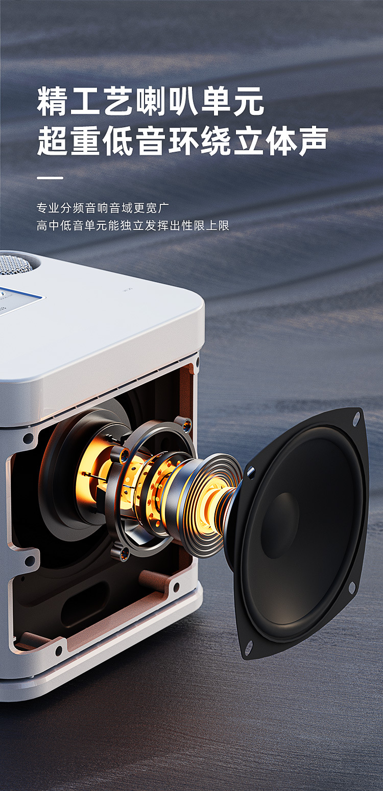 Loa Karaoke Bluetooth SU-YOSO YS-203 Kèm 2 Micro Không Dây ( Hàng Chính Hãng )