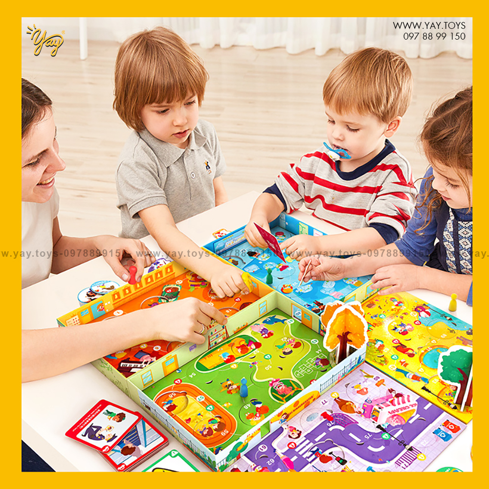 Bộ Boardgame An Toàn Là Trên Hết Bé 3+ Super Safety Kids - TOI