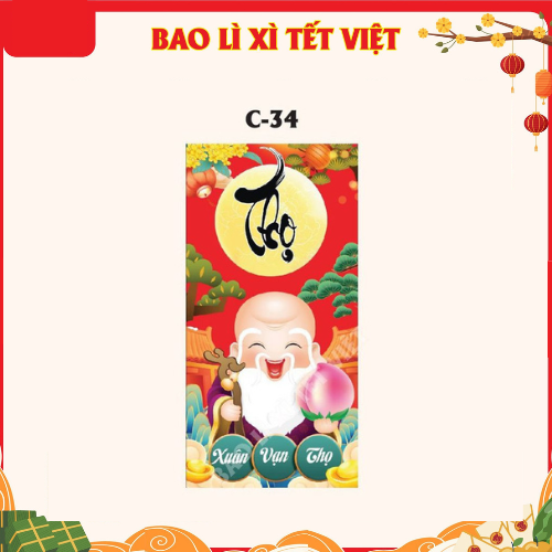 Bao Lì Xì 2023 Set 10 cái - C34