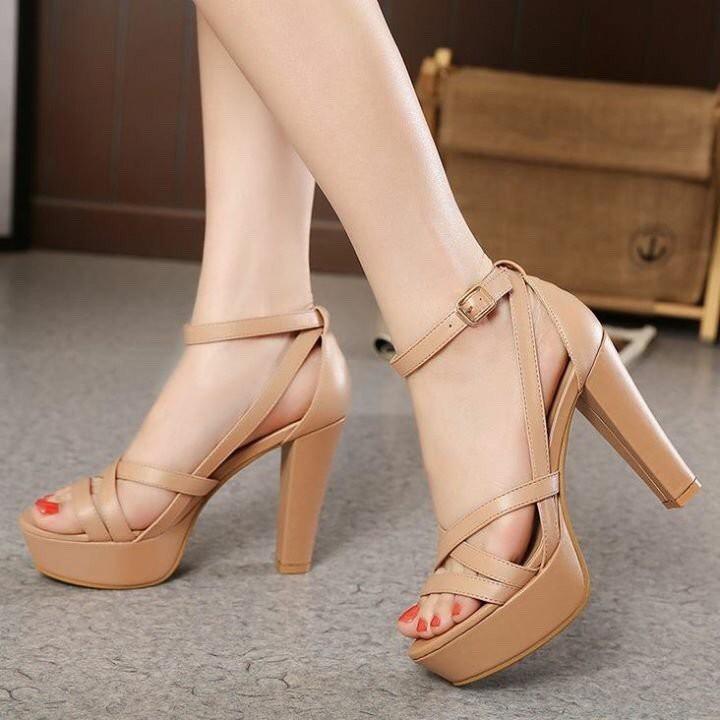 Giày Sandal đúp mũi 10cm size nhỏ 32 33 34