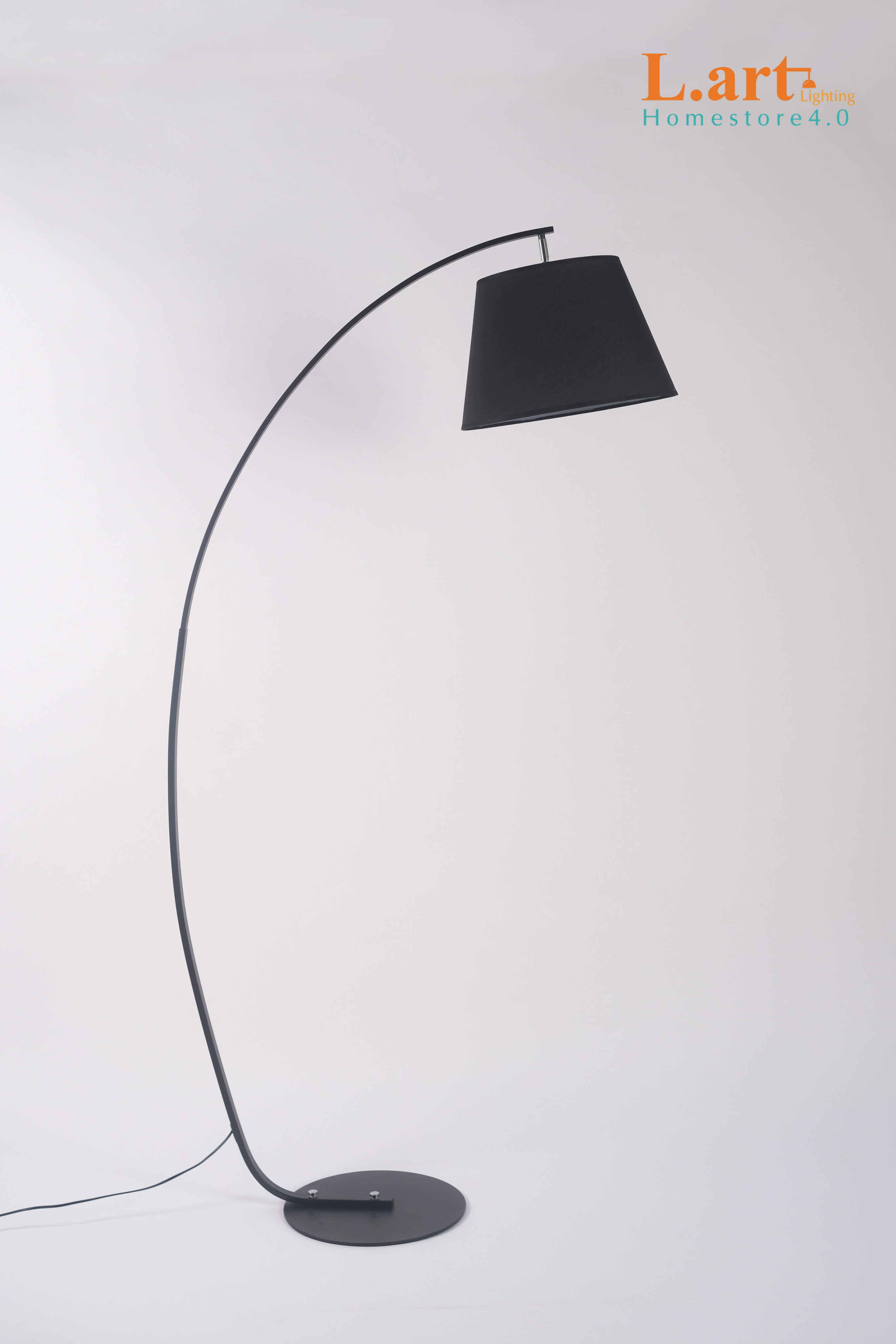 Đèn cây đứng phòng khách đèn làm việc dáng cong phong cách Minimalism DCLA006