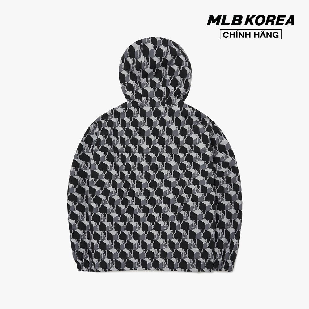 MLB - Áo khoác phối mũ Cube Monogram All Over 3AWJM5324