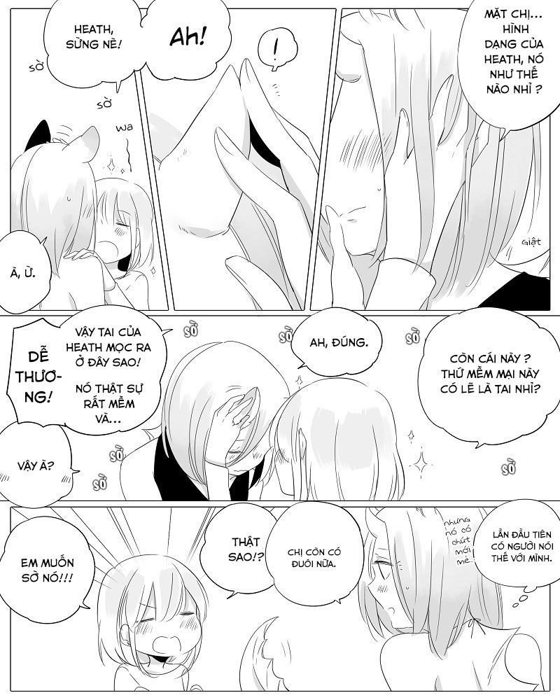 yêu quái cô đơn và cô bé bị mù chapter 9 4