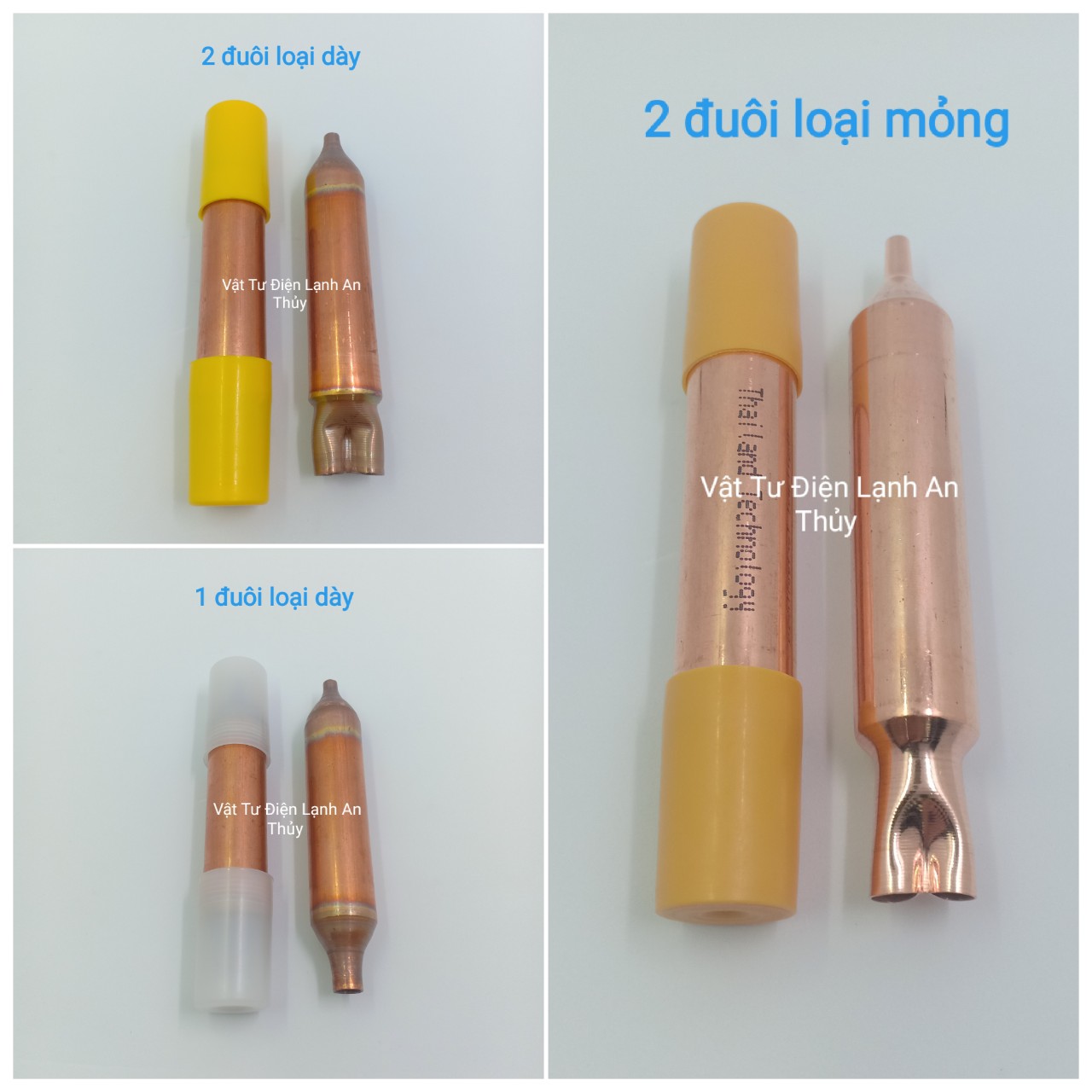Phin lọc tủ lạnh Thái Lan loại 1 đuôi, 2 đuôi
