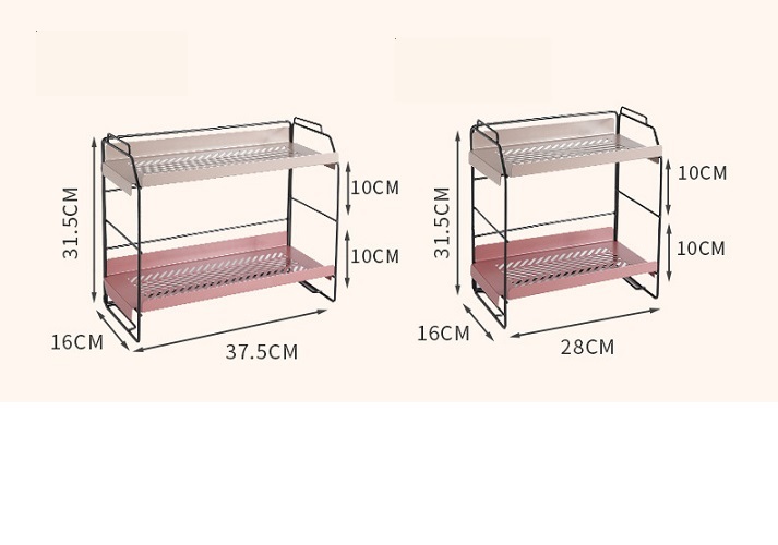 Kệ Để Sách , Lọ Gia Vị ,Mỹ Phẩm Đa Năng Bằng Sắt