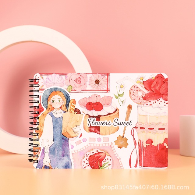 Sổ chiết washi tape size A5 dùng để lưu trữ stickers / washi tape tiện lợi