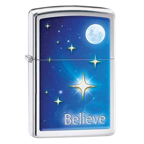 Bật Lửa Zippo 29071 - Stars Polished Chrome