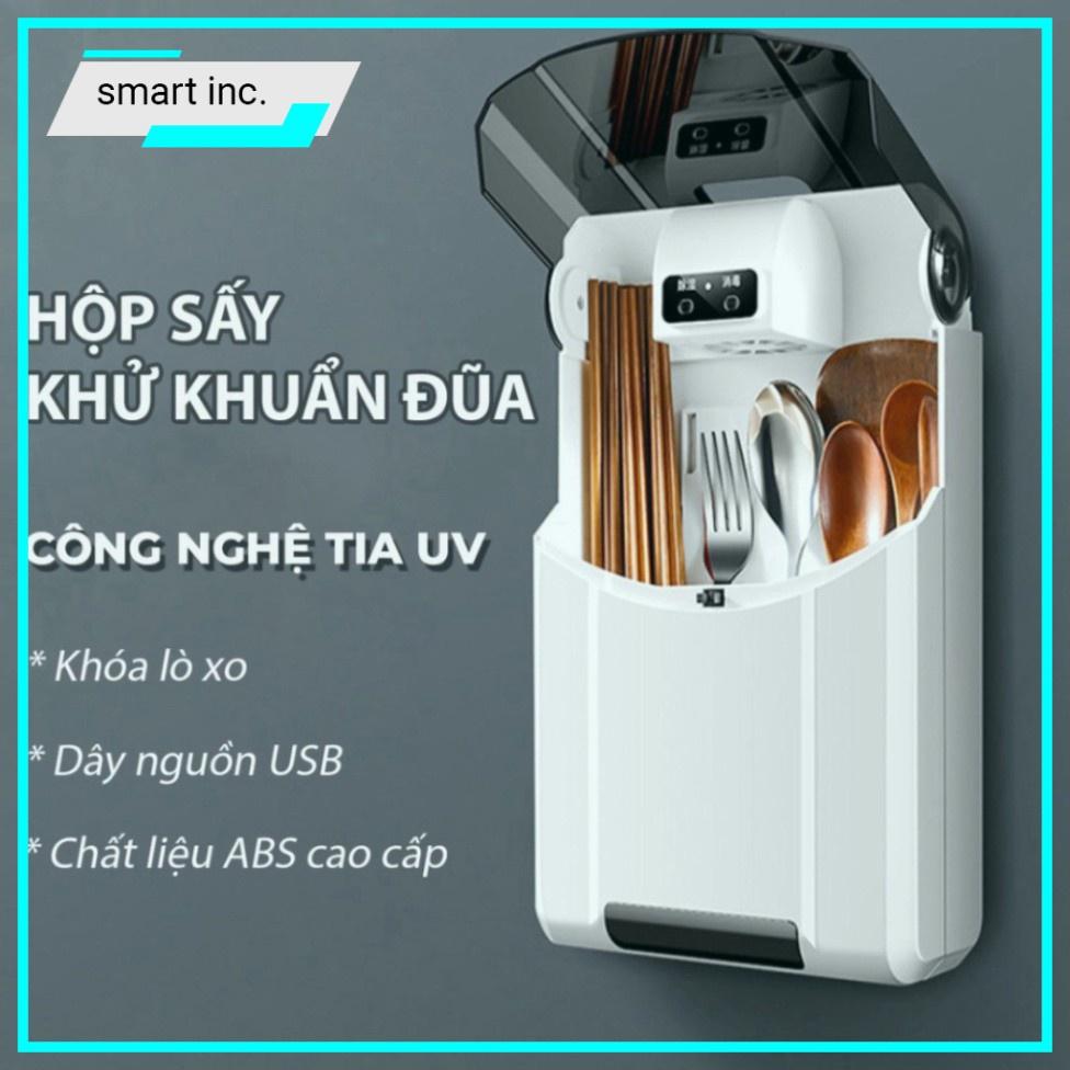 Máy sấy đũa thìa khử khẩn bằng tia UV tiện lợi mọi gia đình , Kệ sấy khử khuẩn đũa thìa làm khô và diệt trừ vi khuẩn