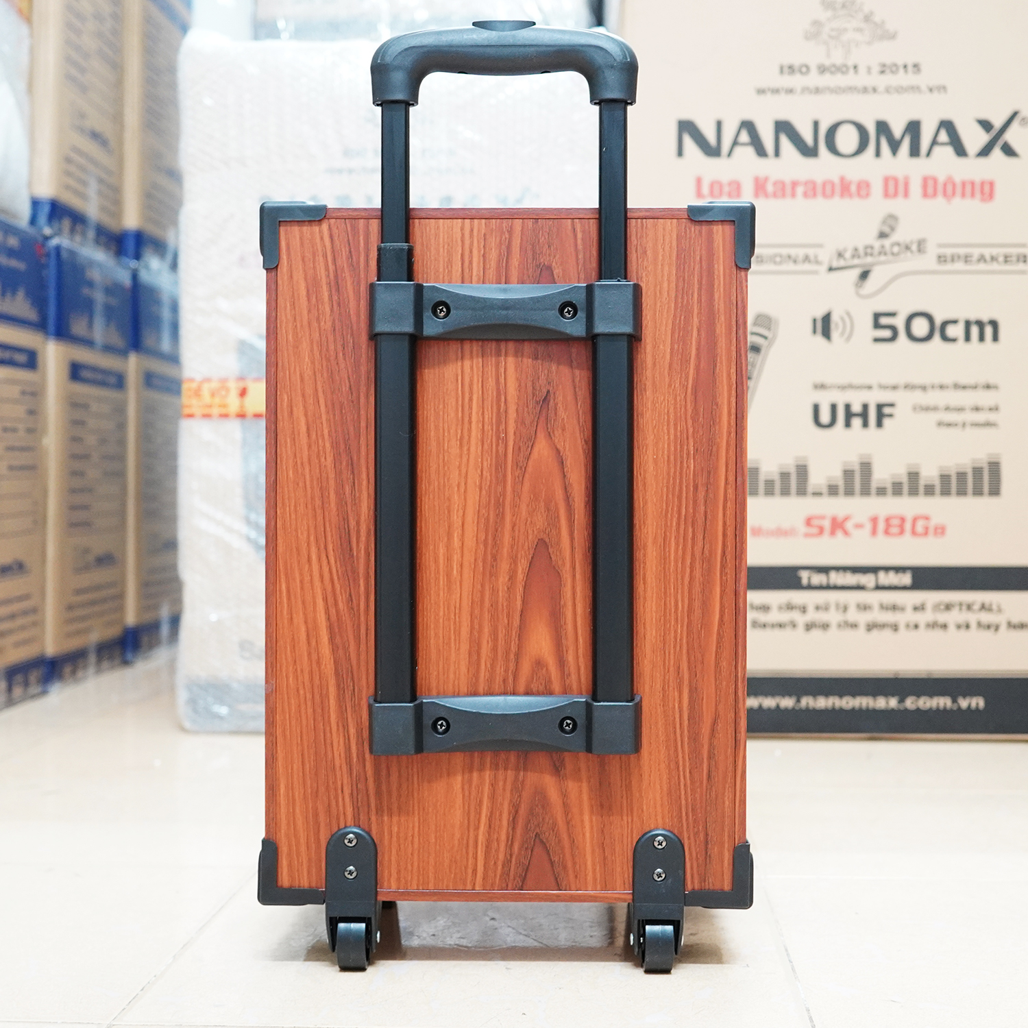 Loa Kéo Karaoke Mini Nanomax T-10 Bass 2.5 Tấc 25cm Công Suất 200W Có Đọc USB Thẻ Nhớ Hàng Chính Hãng