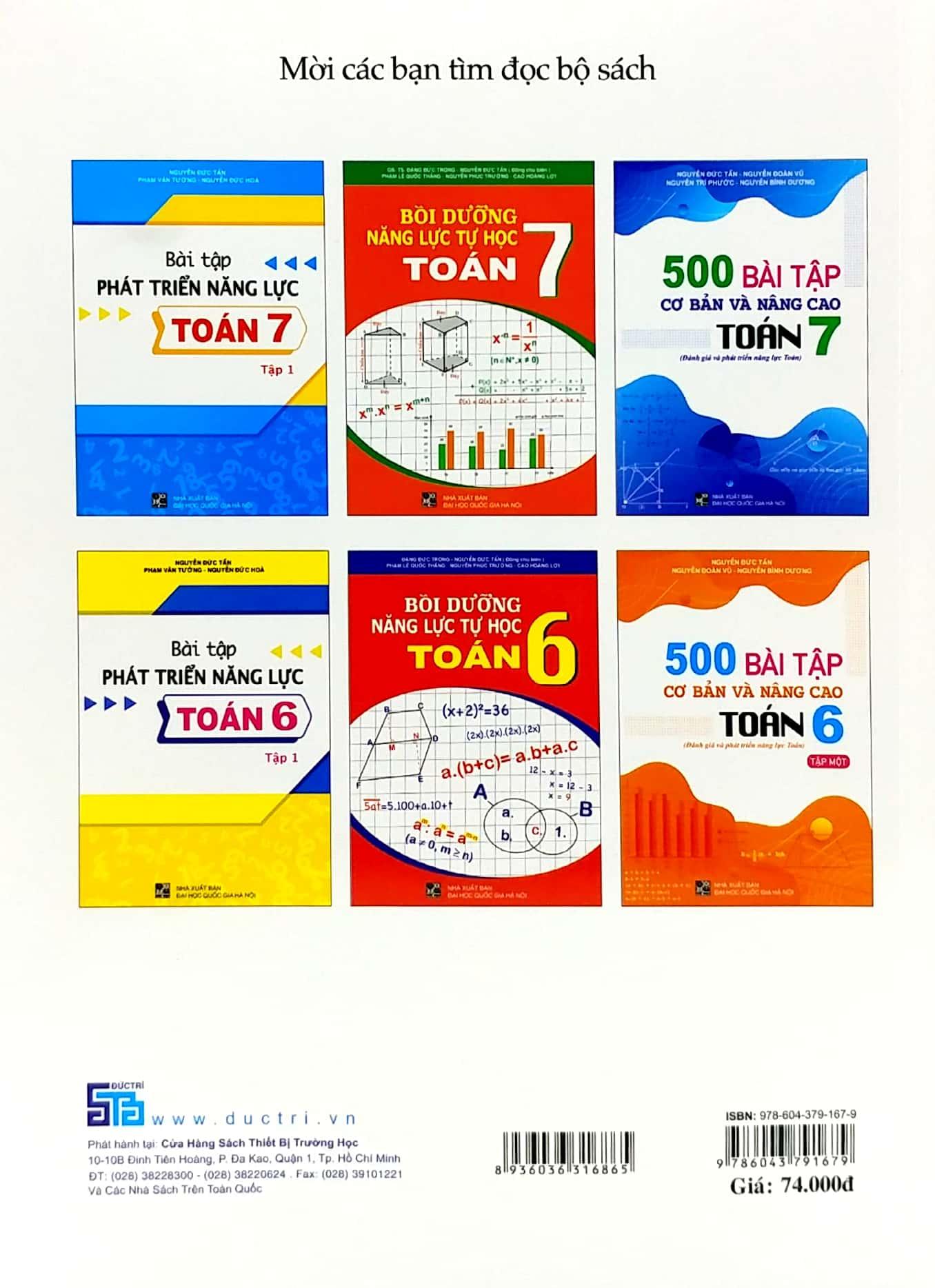 Bài Tập Phát Triển Năng Lực Toán 7 - Tập 1