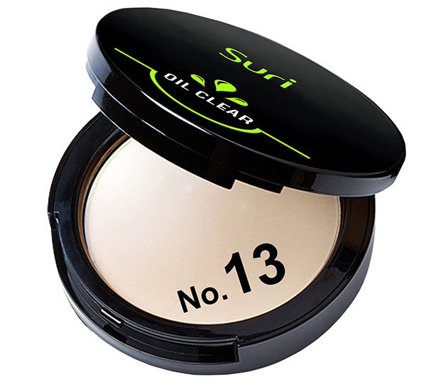 Phấn Trang Điểm Suri Oil Clear Smooth &amp; Bright Powder Hàn Quốc 12g # No.13 Da sáng  tặng kèm móc khóa
