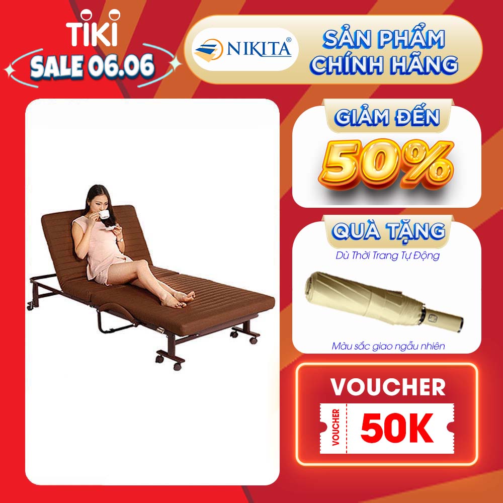 Giường gấp kiểu dáng hàn quốc Nikita NKT-HQ90