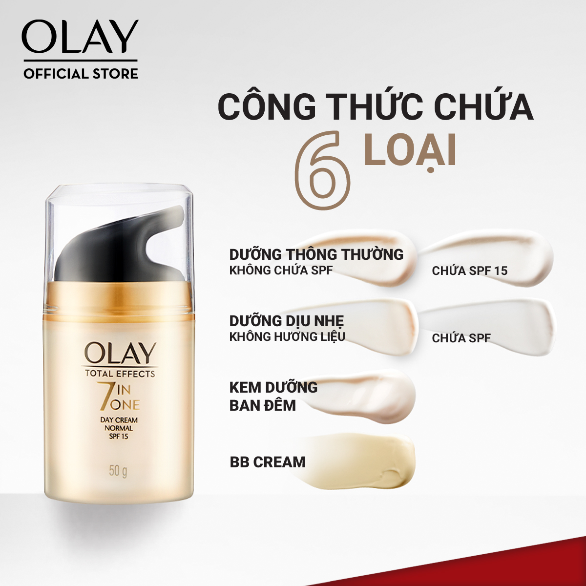 Kem Dưỡng Ban Đêm OLAY Total Effects 50g