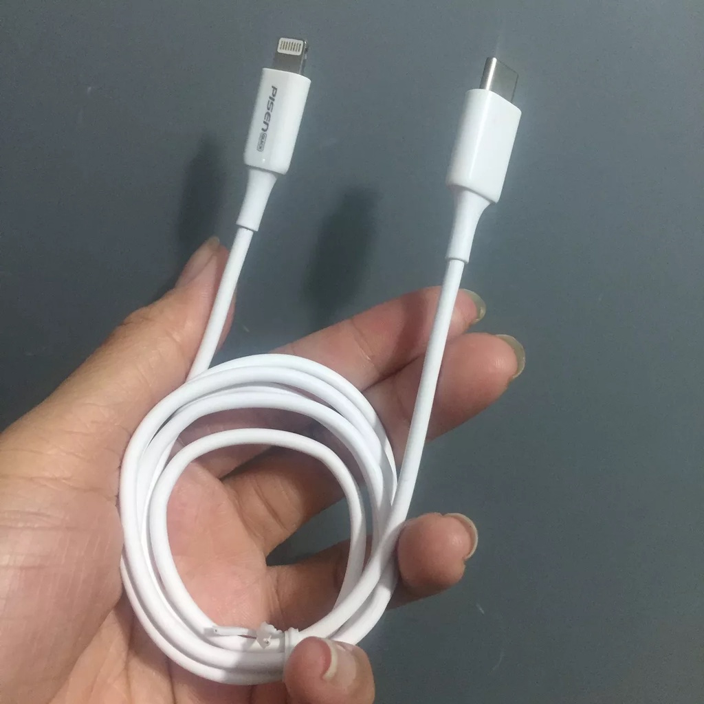 Cáp sạc nhanh PD dòng 3A cho iP Pisen CLPD _ Hàng chính hãng