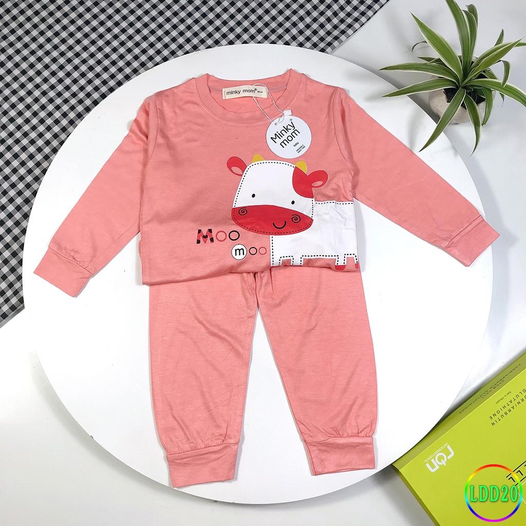 Bộ Dài Tay Cho Bé LDD20 Đồ Bộ Thun Lạnh Cao Cấp Mềm Mịn Thoáng Mát Dễ Chịu, Thoải Mái Cho Bé