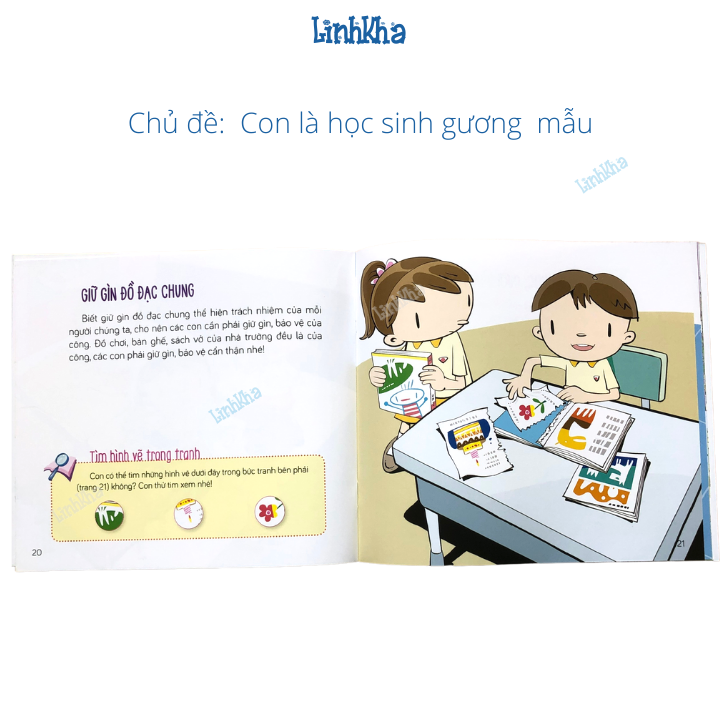 Sách Dạy Trẻ Hành Vi Tốt Cho Bé 3-8 Tuổi Bồi Dưỡng Đạo Đức - Bộ 7 Cuốn - Đinh Tị