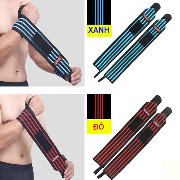 Băng Quấn Bảo Vệ Cổ Tay GYM Wrist Cao Cấp 60x8cm