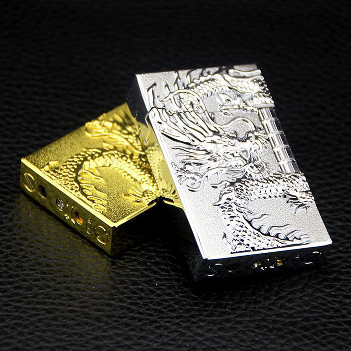 Bật Lửa Hình Khò Rồng Nổi - Giao Màu Ngẫu Nhiên