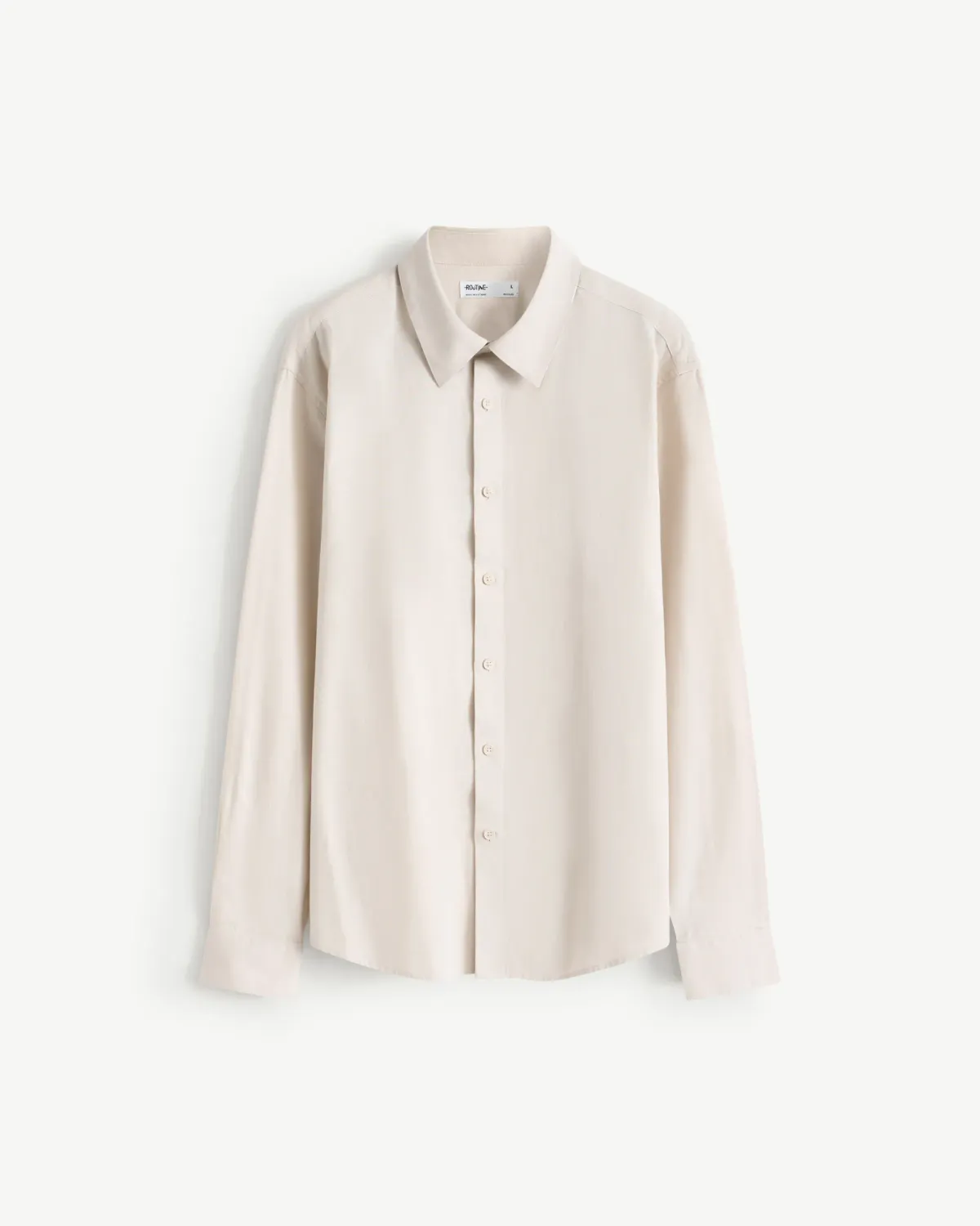 Áo sơ mi tay dài nam linen cotton Form Regular - RT 10S25SHL032 | ROUTINE CÀ MAU
