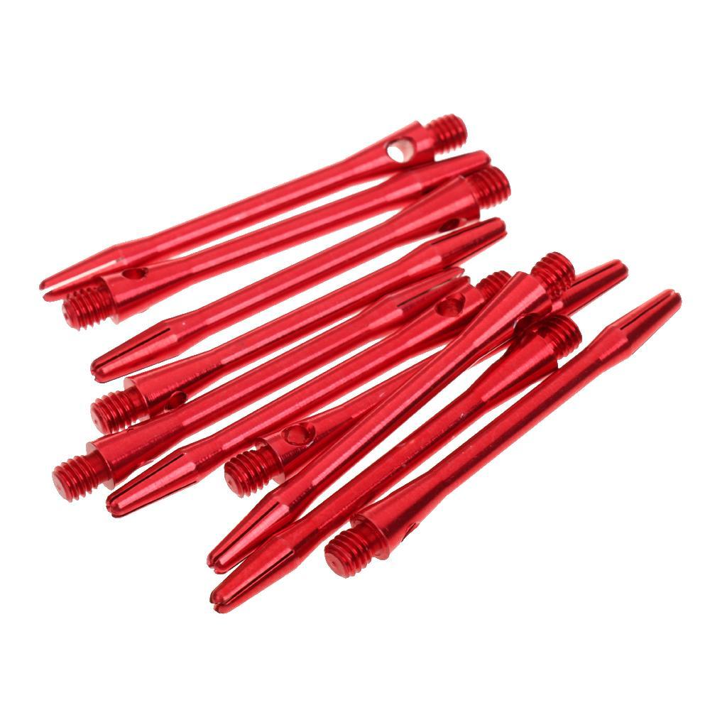 10-pieces 53mm Aluminum Shafts Throwing Fitting with 4 Colors