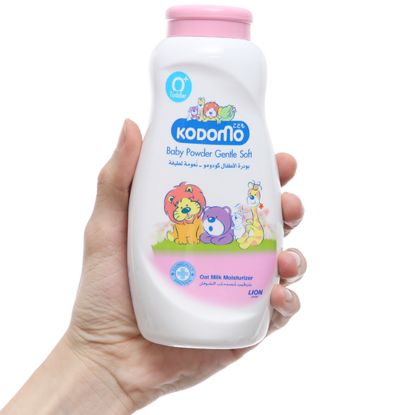 Phấn trẻ em Kodomo Gentle Soft 350g dưỡng ẩm cho trẻ em (Thái Lan) - phấn thơm cho bé sơ sinh an toàn khi sử dụng