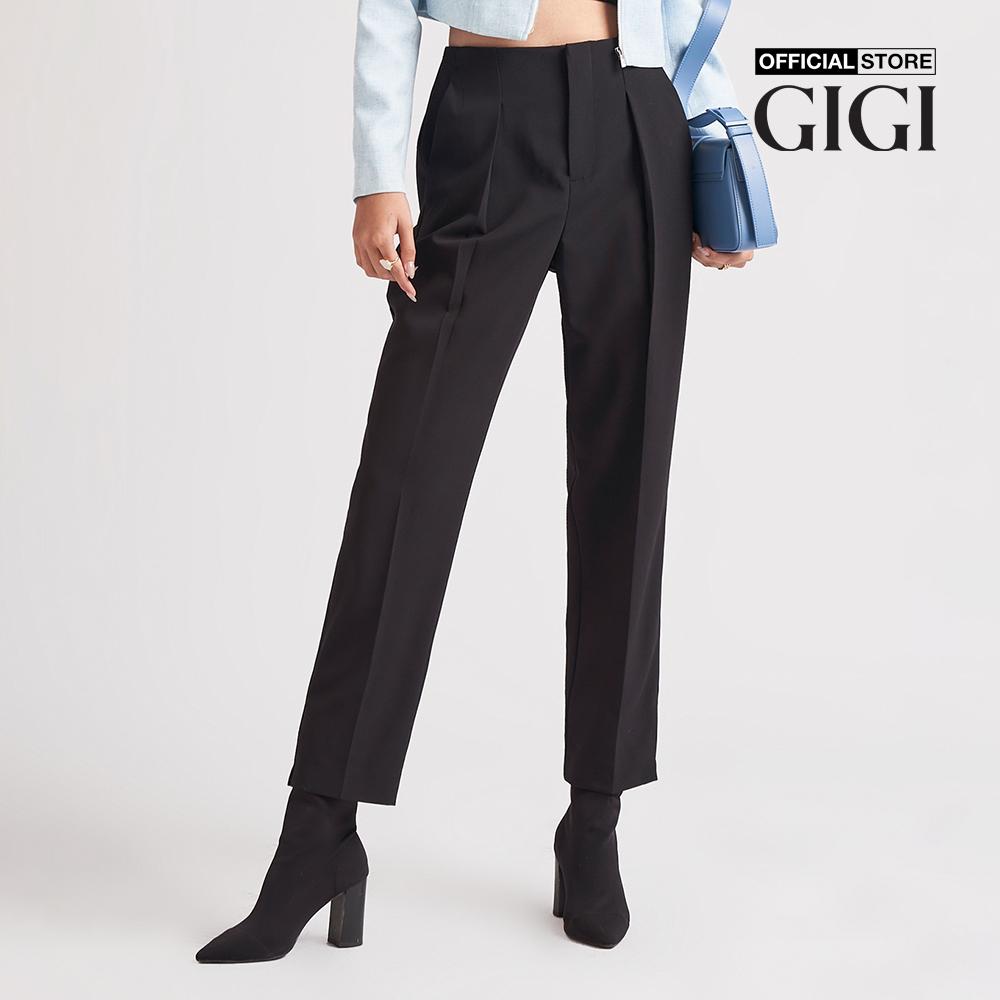 GIGI - Quần tây nữ phom suông nhấn li thời trang G3205P222306