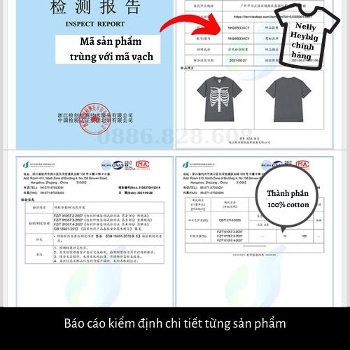 Áo Phông Cổ Tròn Nelly Heybig In bộ xương Phong Cách Đường Phố Âu Mỹ 2022 Áo Ngắn Tay Mùa Hè