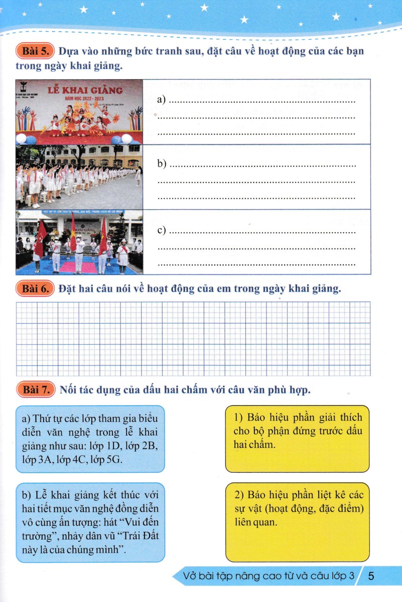 Vở Bài Tập Nâng Cao Từ Và Câu Lớp 3 - ND