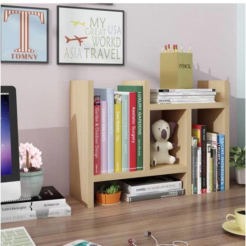 Kệ Sách Gỗ Lắp Ghép Để Bàn Học Gỗ MDF Dày 17 CM - Kệ đựng sách vở cho bé, để trên bàn học hoặc bàn làm việc