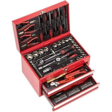 Set Dụng Cụ 155 Món MANNESMANN, Hộp Đựng Dụng Cụ Cầm Tay, Nhập Đức, BH 12 Tháng