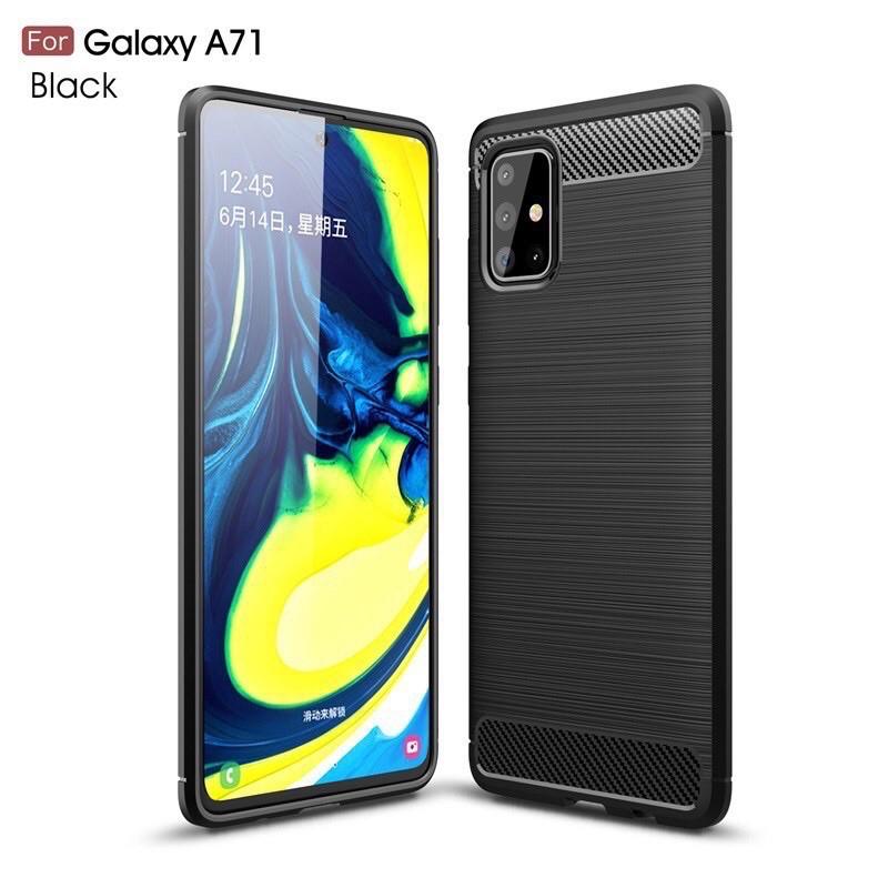 Ốp lưng dành cho Galaxy A51, A71 màu đen vân nhám