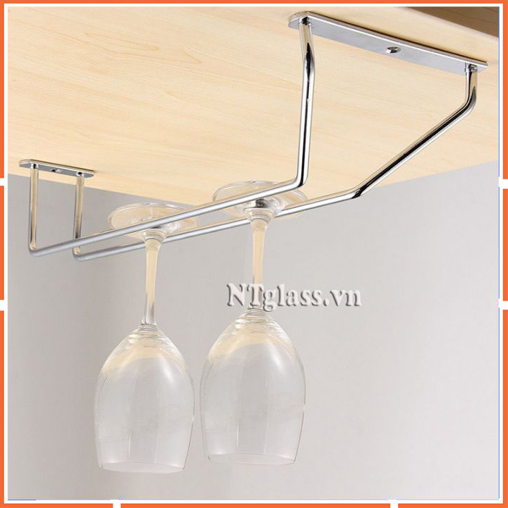 Giá treo ly inox 304 cao cấp 1 hàng