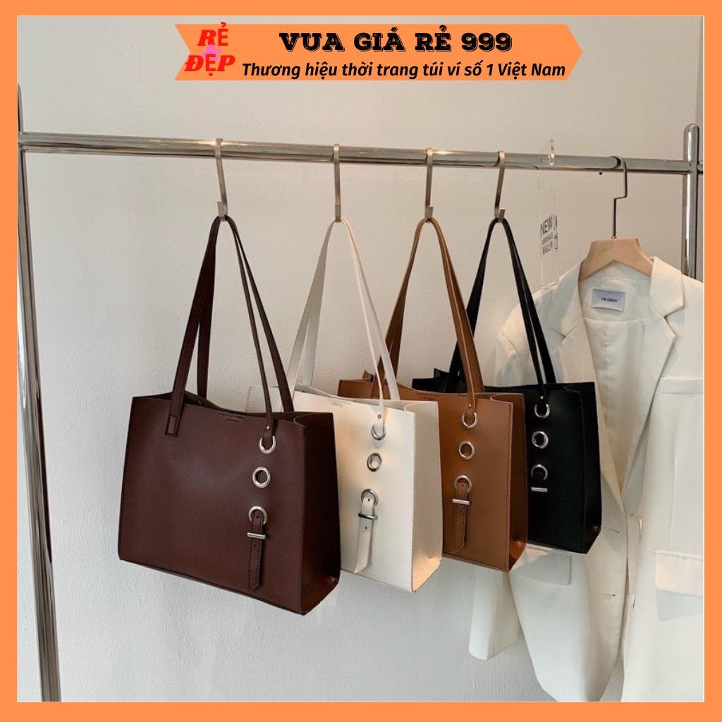 Túi xách tote da nữ giá rẻ size to đựng vừa A4 đeo vai đẹp đi chơi đi làm thời trang hàn quốc TX14