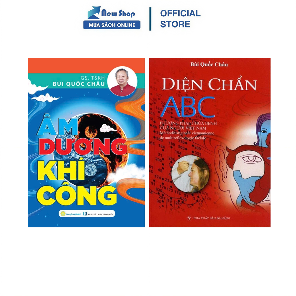 Combo 2 Cuốn Sách Diện Chẩn Tác Giả Bùi Quốc Châu (Diện Chẩn ABC + Âm Dương Khí Công) - QB