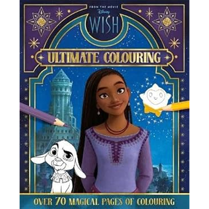 Sách Disney Wish: Ultimate Colouring