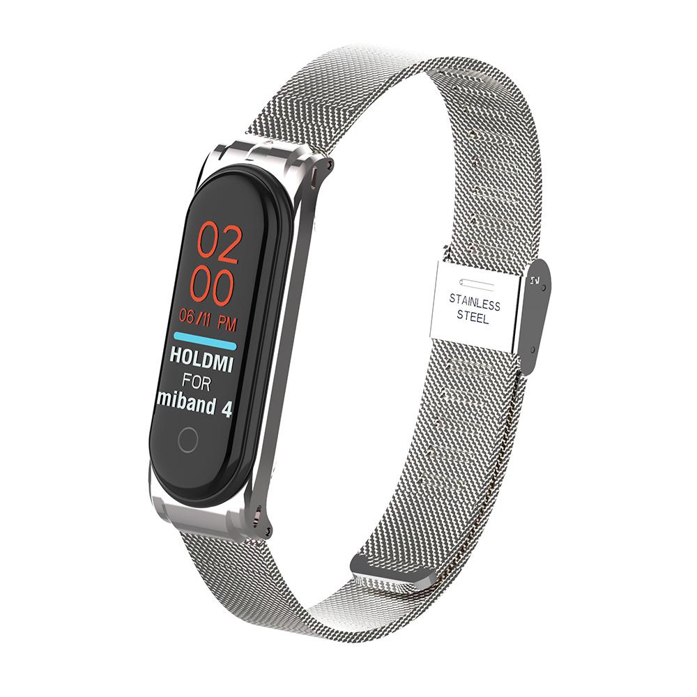 Dây đeo cổ tay Tương thích với Xiaomi Mi Band 4 Dây đeo bằng thép không gỉ