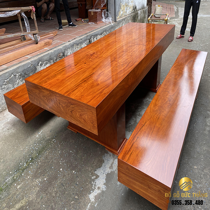 Bàn ghế k3 gỗ hương đá nam phi