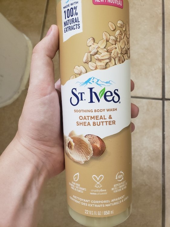 Sữa tắm dưỡng da St.Ives Yến mạch và Bơ 650ml