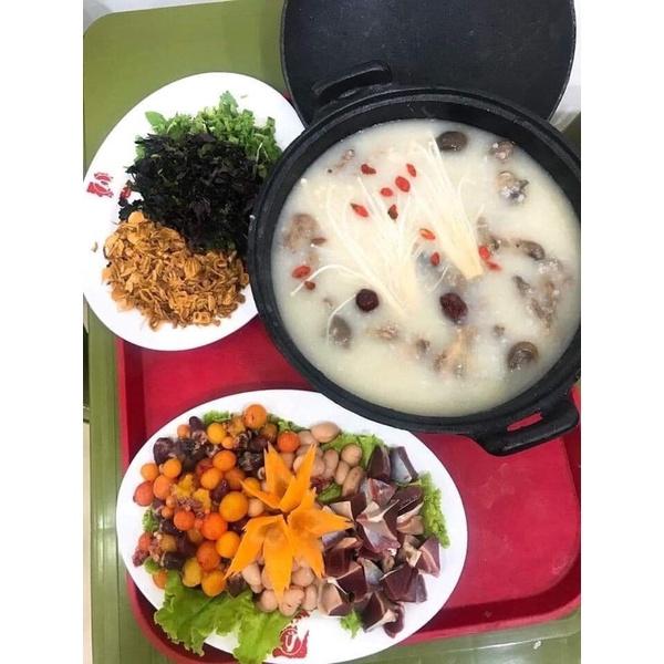 Tộ gang đúc kho thịt cá 25cm