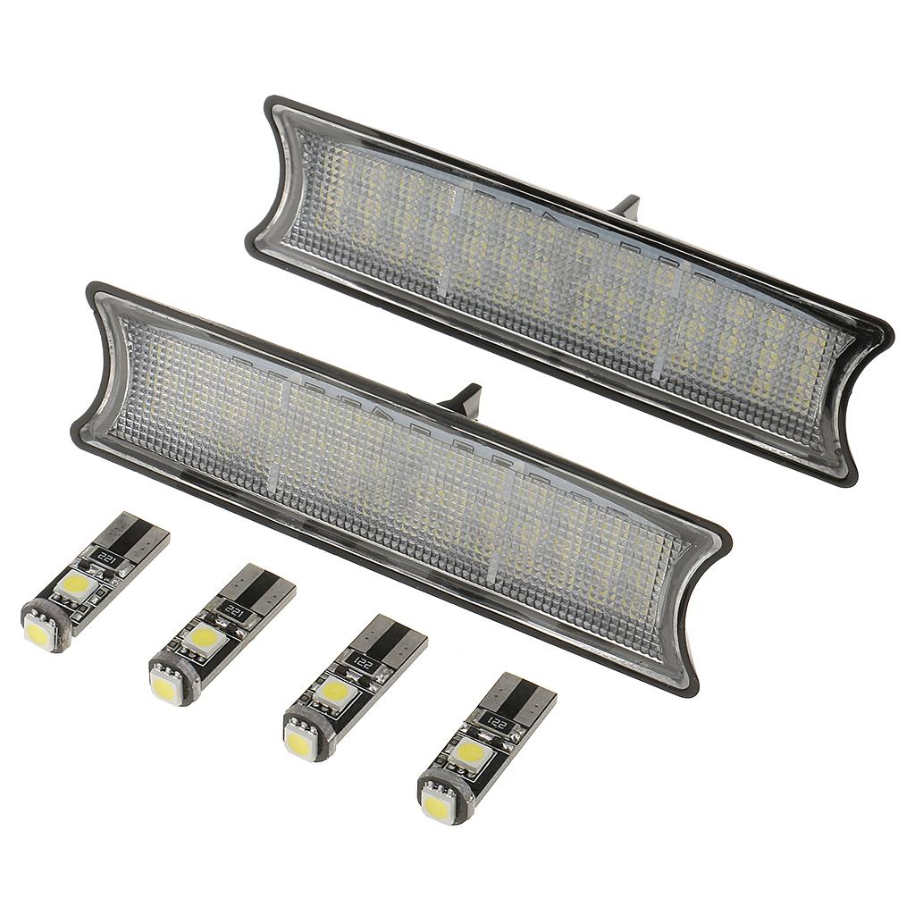 LED 2 Front /Rear Dome Interior Reading Map Light and 4 Bulbs for BMW X5 E53