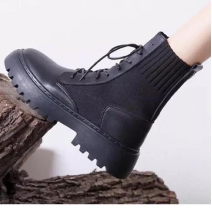 Boots Nữ, Giày Bốt Nữ Dr.Martens Boots Thu Đông Hottrend Phong Cách Màu Đen Minhtushoes Giày Dép Nữ Thời Trang