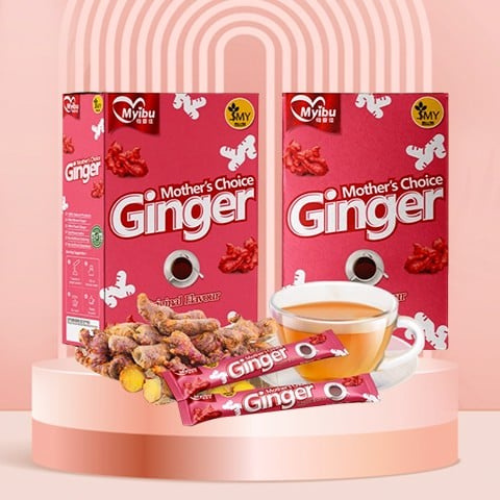 Trà gừng đỏ đường nâU MYIBU Indonesia nguyên bản 100gr