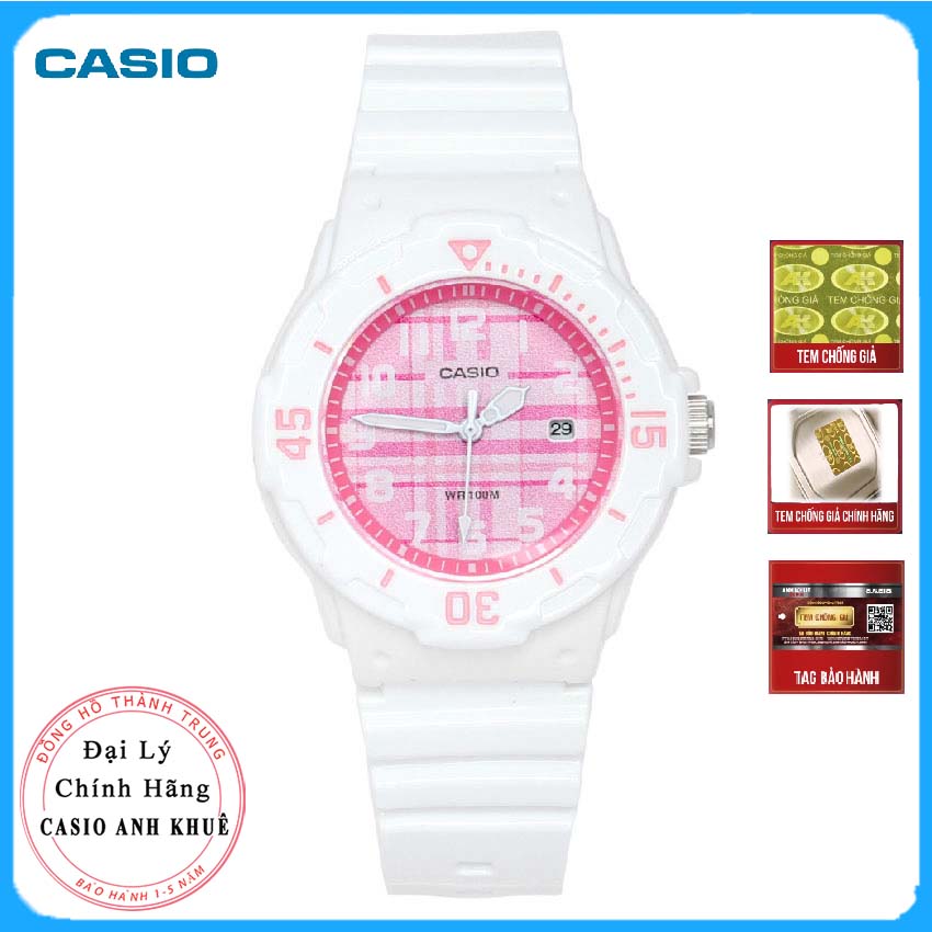 Đồng Hồ Nữ Dây Nhựa Casio Trẻ trung LRW-200H-4CV