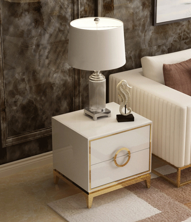 TỦ ĐẦU GIƯỜNG WHITE CHASSIS