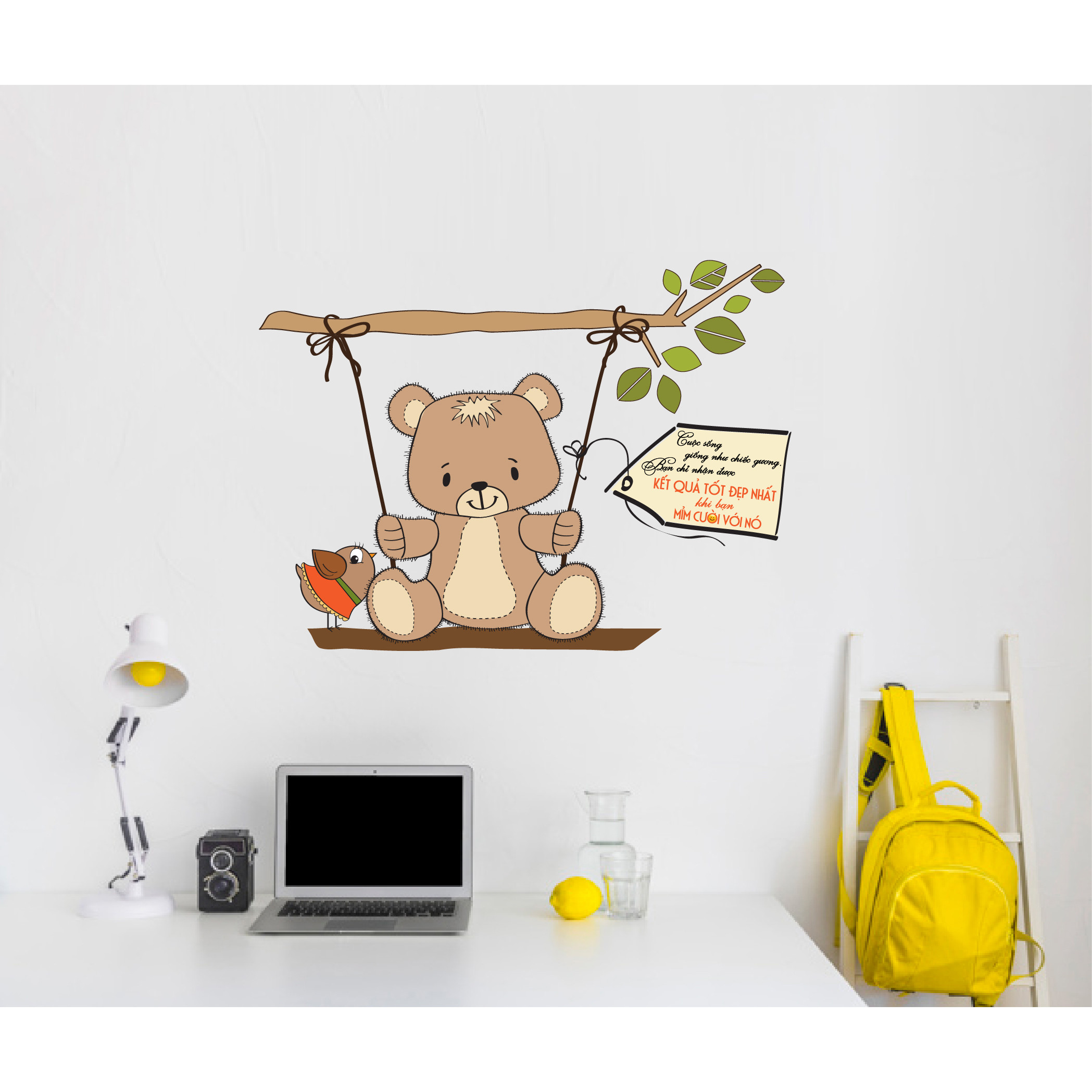 Decal trang trí quán số 21