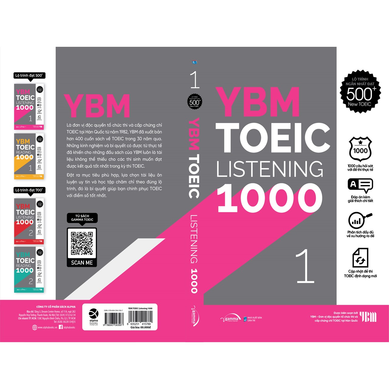 YBM Actual Toeic Tests LC 1000 - Vol 1