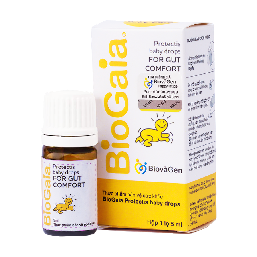 Men Vi Sinh BioGaia Protectis Baby Cho Trẻ Sơ Sinh