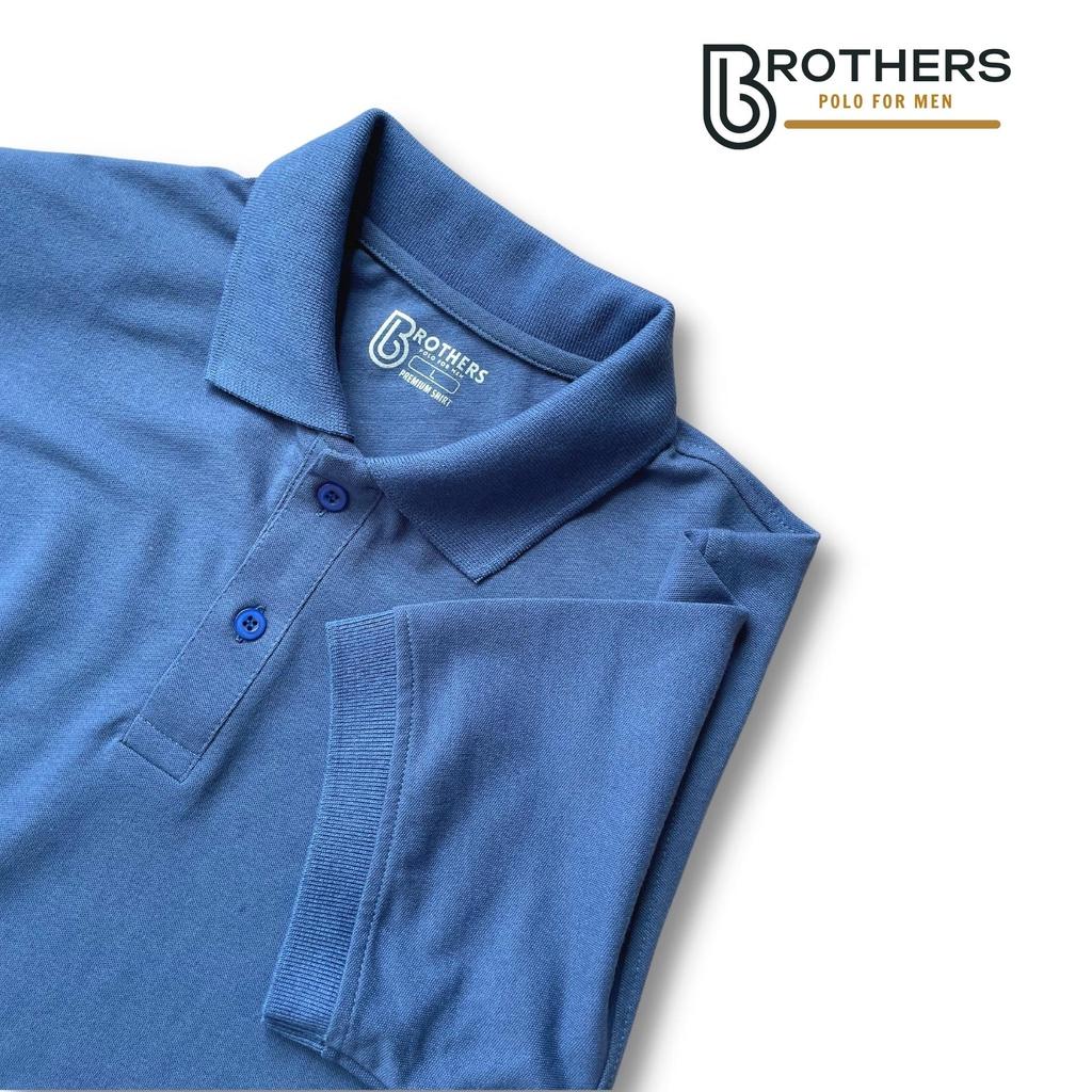 Áo thun POLO nam PARA xanh cổ trụ bẻ, chuẩn form, vải cá sấu cotton cao cấp, sang trọng lịch lãm - BROTHERS