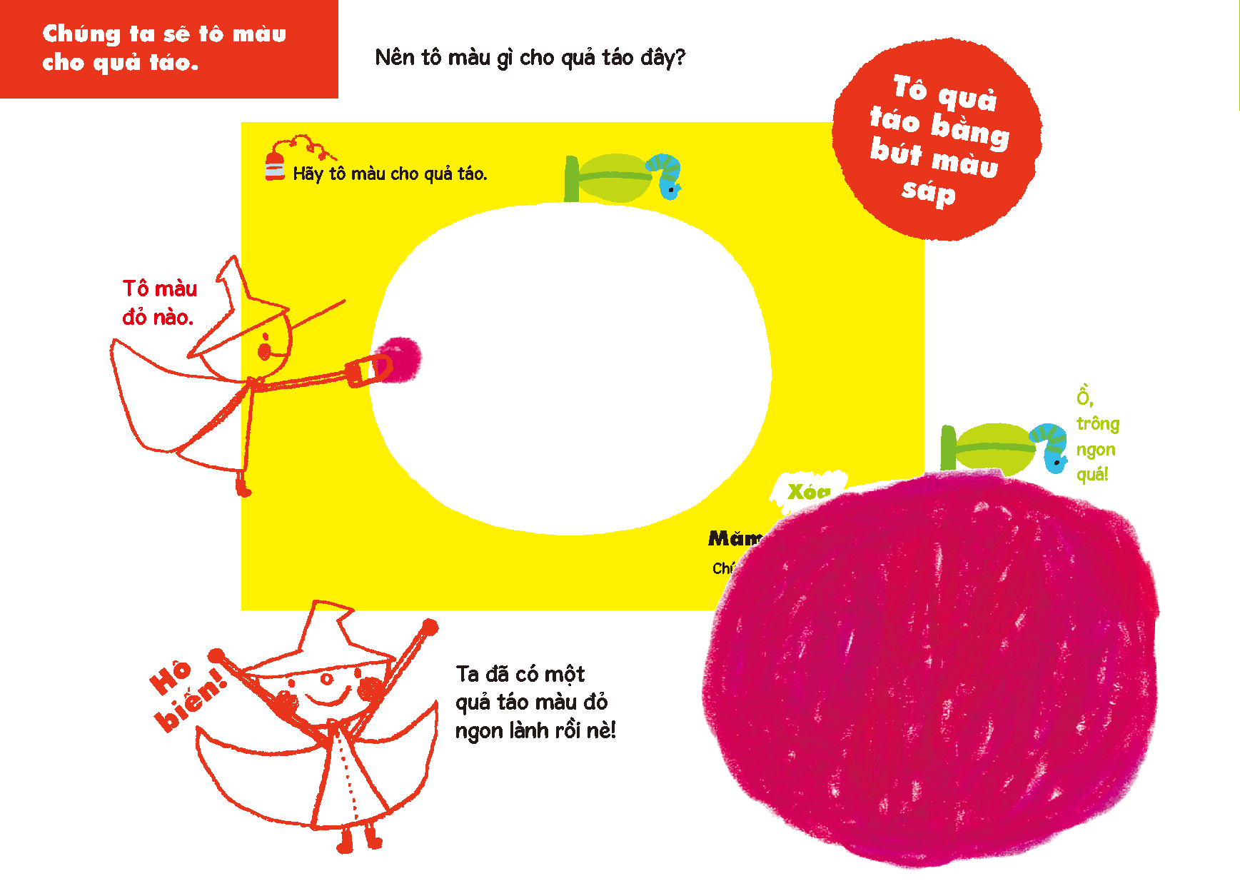Sách - Dtpbooks - Vẽ, xóa, rồi lại vẽ - Phù thủy nhỏ - Tủ sách vui để học