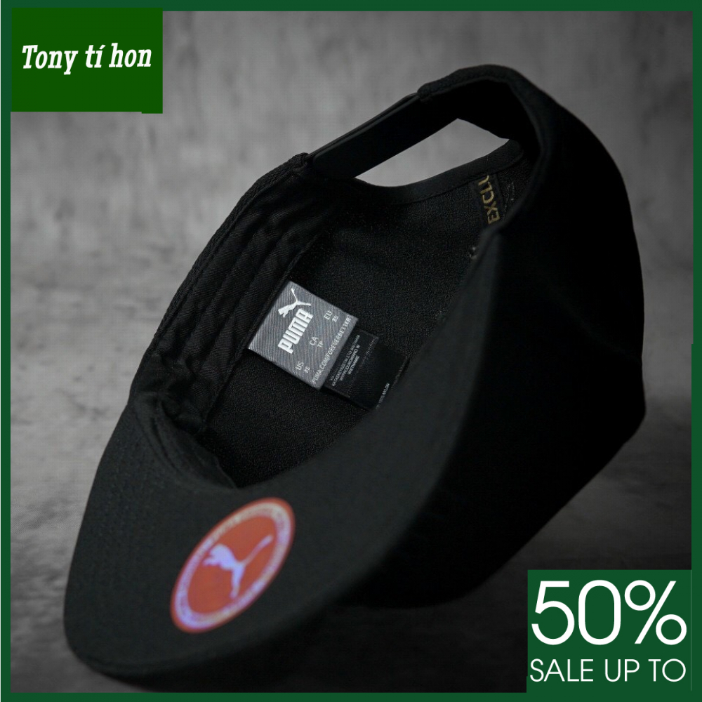 Tony tí hon -  Mũ/nón kết lưỡi trai Snapback PM GOLF thời trang nam nữ cao cấp - màu đen